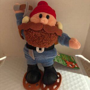 YUKON CORNELIUS Plush Rudloph Red Nosed Reindeer Misfit Toys Trapper VTG NWT